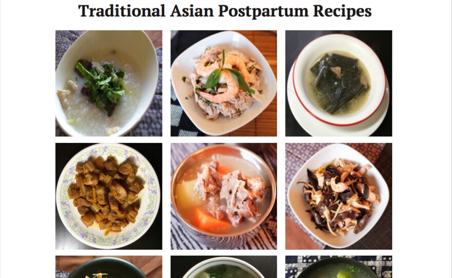 From Mothers to Mothers: A Collection of Traditional Asian Postpartum Recipes will be released in April by Eastwind Books of Berkeley.