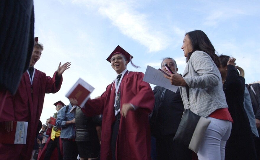 Alvan at graduation.