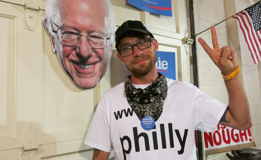 Philly.fyi Executive Director Billy Taylor holds permits to most of the park across from the convention.