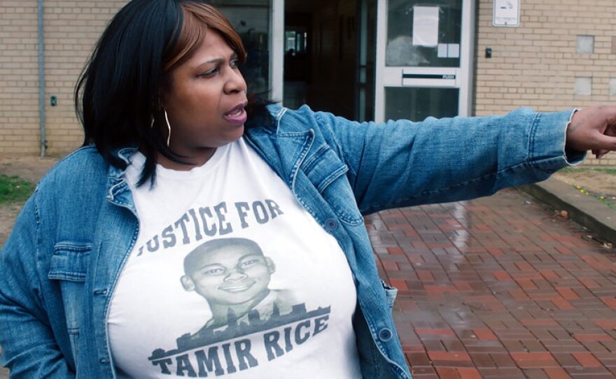 Samaria Rice, mother of Tamir Rice, who was a 12-year-old boy killed by the Cleveland police while playing with a toy gun in a local park.
