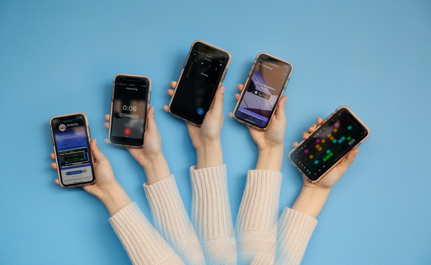 A Studio At Your Fingertips: 5 Apps Teachers Are Using To Make Student Podcasts