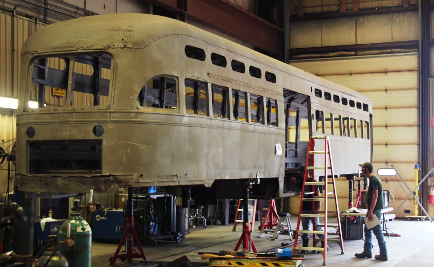 Besides making the "Liberty Modern" Streetcar, which is Brookville Equipment Corporation hybrid streetcar that operates on-wire and off. Brookville also restores old streetcars for cities including New Orleans and San Francisco at their plant in Brookville, Pa.