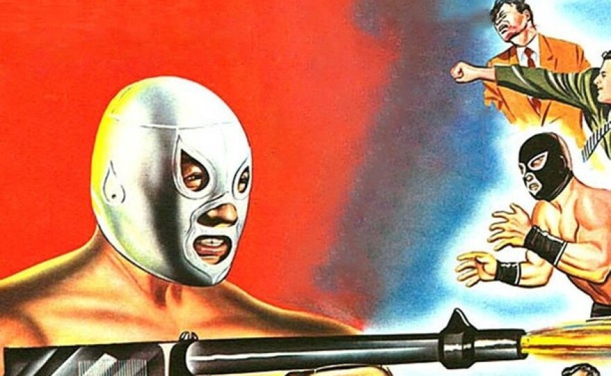 Poster art for "El Santo Vs. the Evil Brain." (1961)
