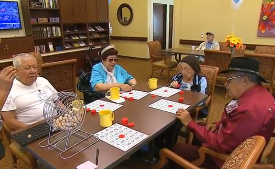 Seniors at St. Paul's PACE program in San Diego.