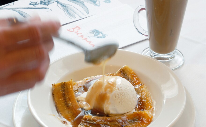 Bananas Foster was invented at Brennan's Restaurant.