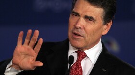 Texas Gov. Rick Perry speaks during the 2011 Republican Leadership Conference in New Orleans on June 18.