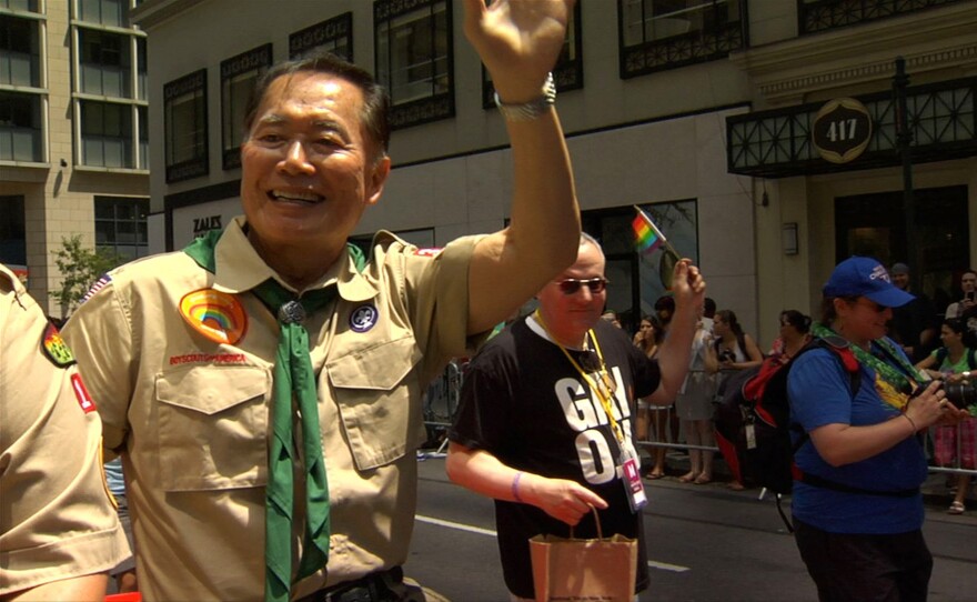 George Takei at the NYC Pride Parade (undated photo)