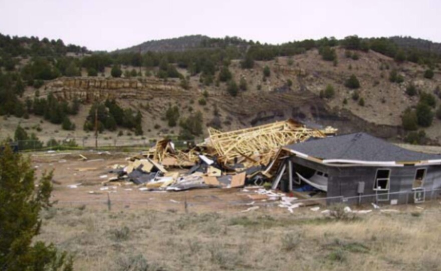 In 2007, Rick Kinder was building this house in Trinidad, Colo., when it blew up. An abandoned gas well leaking methane was underneath the house.