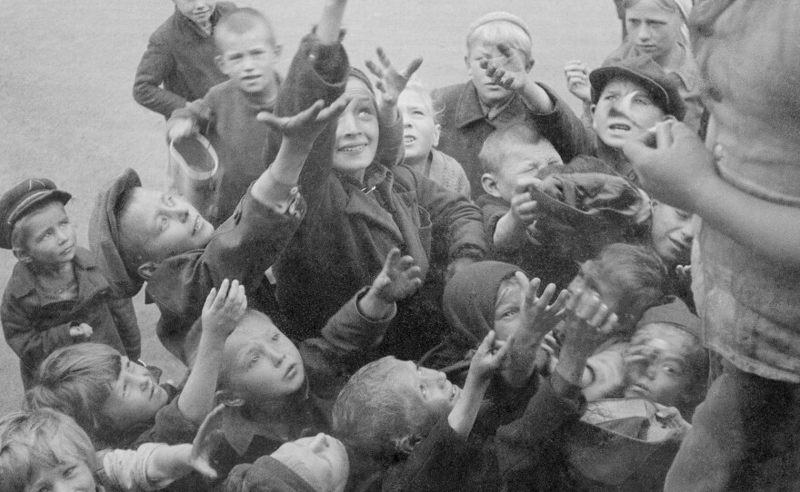 Russian children clamor for food, circa 1941. During World War II, the Nazis sought to implement a "hunger plan" to starve millions from Russia and Eastern Europe.