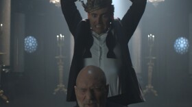 Classical stage and screen actors Sir Patrick Stewart (front), in his Laurence Olivier Award-winning turn as Claudius, and David Tennant (behind), as the titular Dane, reprise their roles in this television adaptation of the Royal Shakespeare Company’s 2008 stage production of "Hamlet."