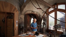 Jim Hubbell in his Julian, Calif. studio. 