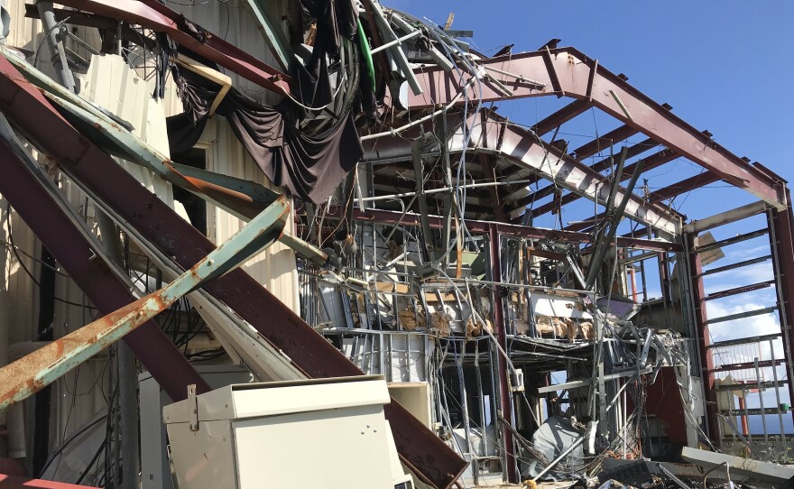 Hurricane Irma's high winds destroyed WTJX's radio and television studios in St. Thomas.