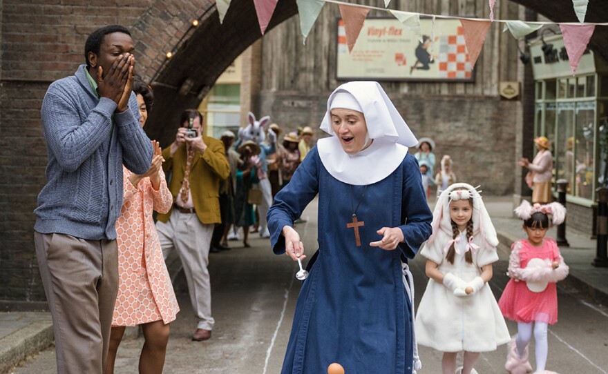 Cyril Robinson (ZEPHRYN TAITTE), Nurse Lucille Anderson  (LEONIE ELLIOTT), Sister Frances (ELLA BRUCCOLERI)