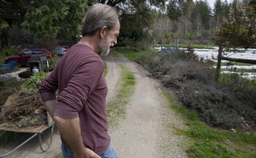 Alan Haight founded Riverhill Farm in Nevada City in 2001. In 2018, he handed farm operations to a younger farmer in a lease agreement that allows Haight and his wife and farming partner, Jo McProud, to retire and continue living on the farm.