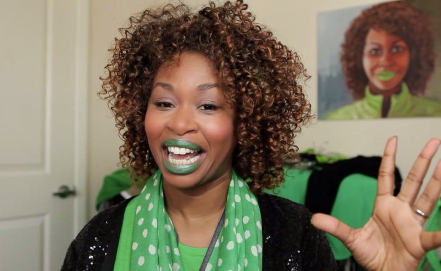 Self-proclaimed "Queen of YouTube" GloZell Green.