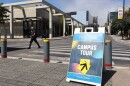 A sign advertises campus tours at UC San Diego on Wednesday, July 30, 2025.