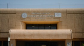 The Imperial County government offices in El Centro, California are pictured on July 16, 2025.
