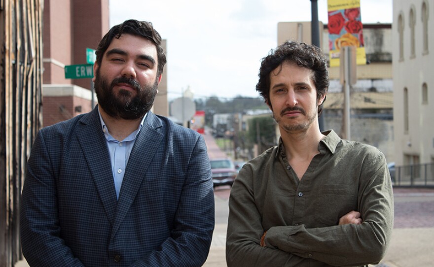 "Man On Fire" director Joel Fendelman and producer James Chase Sanchez.