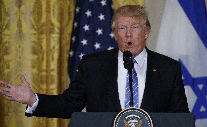 President Trump, speaking at the White House on Wednesday, criticized the leaks surrounding his departed national security adviser, Michael Flynn. On the campaign trail, Trump encouraged leaks against his rival Hillary Clinton and said they were inevitable.