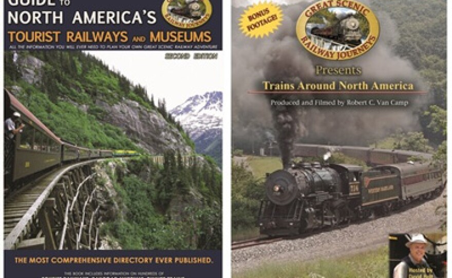 Give at the $125 membership level and receive a "Trains Around North America" DVD and Guide Book. This gift also includes enrollment in the myKPBS Savers Club plus additional online access to more than 130,000 merchant offers and printable coupons, as well as a KPBS License Plate Frame (if you're a new member). The DVD only is available at $75.