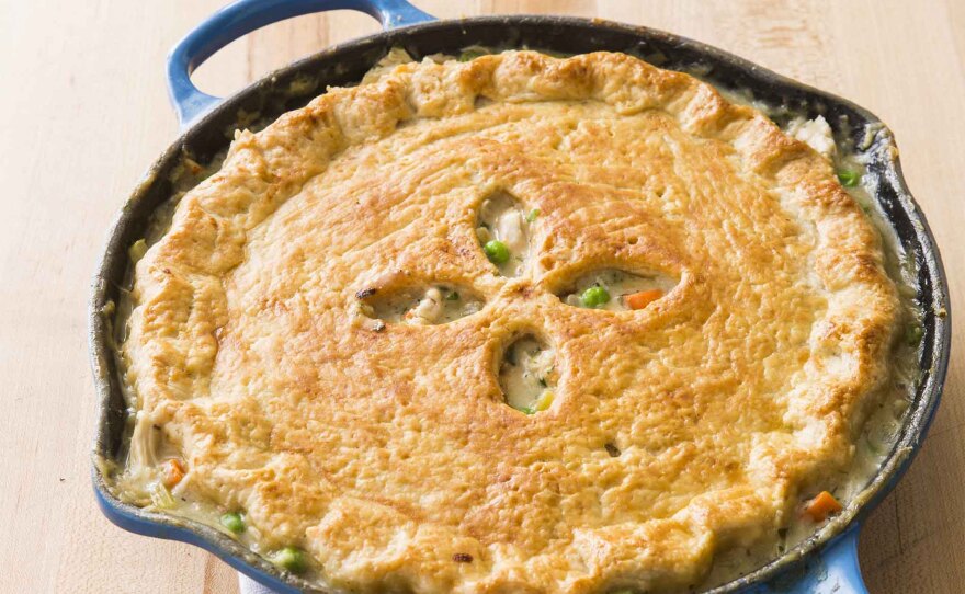 Cast Iron Chicken Pot Pie
