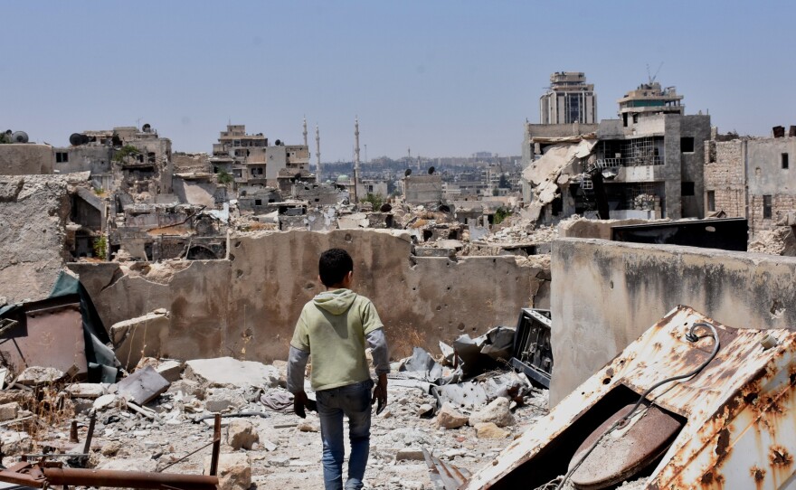 While leading Russia's intervention in Aleppo, Syria, General Dvornikov deployed unguided bombs, cluster munitions, and thermobaric weapons, devastating the city.