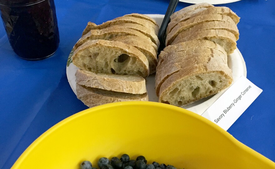 Savoie's savory blueberry ginger conserve and other savory jams.