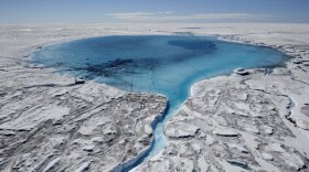Meltwater Lake, Greenland Ice Sheet
