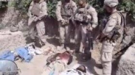 Marines urinating on Taliban corpses