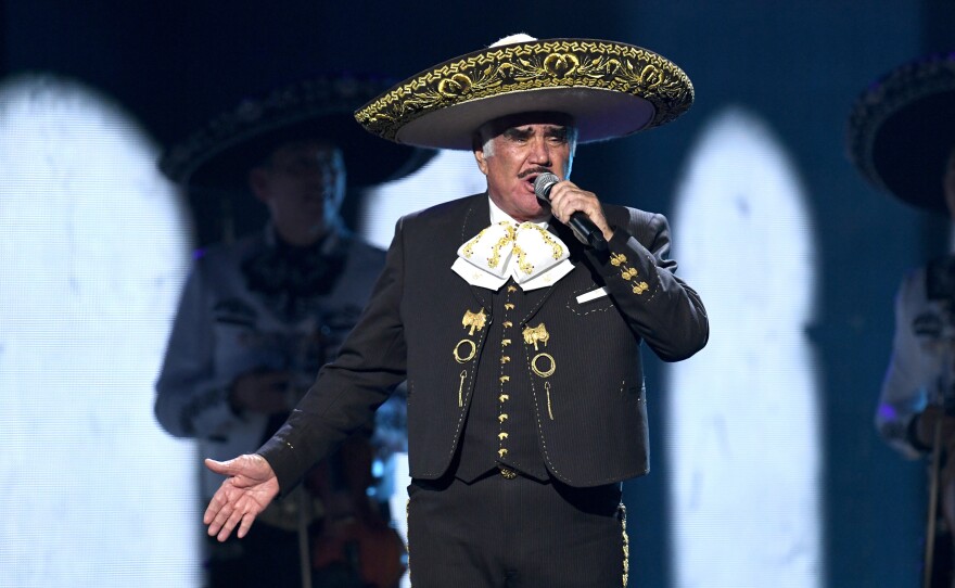 Vicente Fernández at the 20th annual Latin Grammy Awards in Las Vegas, November 2019.