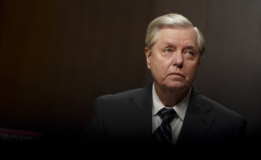 Chairman of the Senate Judiciary Committee Sen. Lindsey Graham, R-S.C., holds a hearing on Wednesday on the FBI's investigation of the 2016 Trump campaign and Russian election interference.
