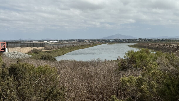 Officials gathered just outside the Tijuana River Watershed in Imperial Beach to mark the beginning of the second health assessment of the area on Sept. 17.