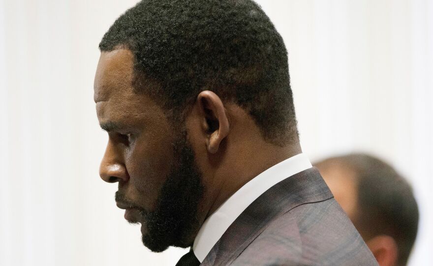 R. Kelly, photographed at a court hearing in Illinois on June 26, 2019.