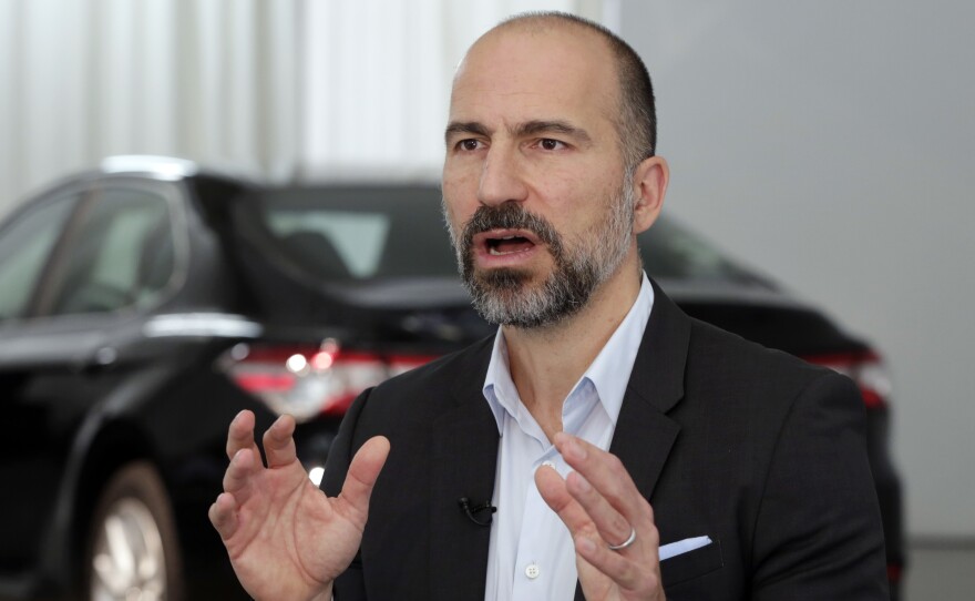 Uber CEO Dara Khosrowshahi says he expects Uber and Lyft will be easing off their price-slashing battle soon.