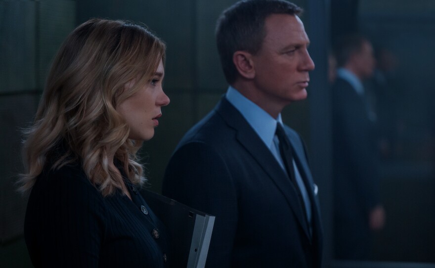 Daniel Craig stars as James Bond and Léa Seydoux as Dr. Madeleine Swann in "No Time To Die."
