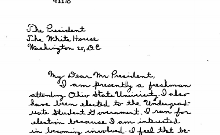 As a college student, Kasich wrote to Nixon calling him "not only a great president but an even greater person" and asking to visit the president in Washington. Nixon obliged.