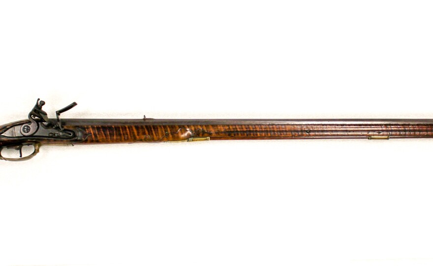 The 1775 revolutionary-era rifle that was made by Pennsylvania master gunmaker John Christian Oerter.
