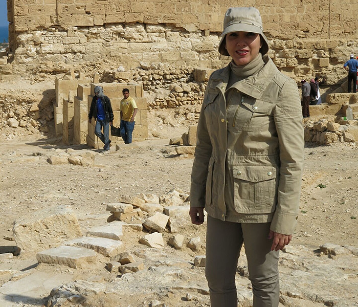 Main contributor Kathleen Martinez, who is searching for Cleopatra's lost tomb.