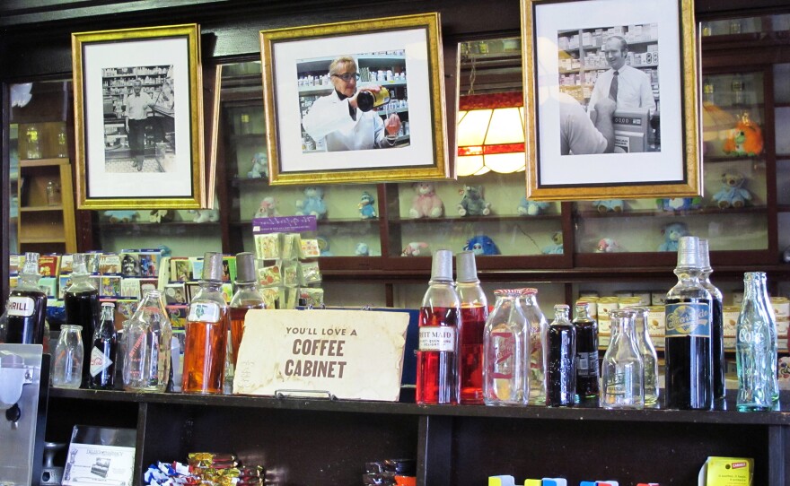 Coffee cabinets are a popular order at Delekta's, an old-school soda fountain and pharmacy in Warren, R.I. (You can still fill prescriptions in the back.)