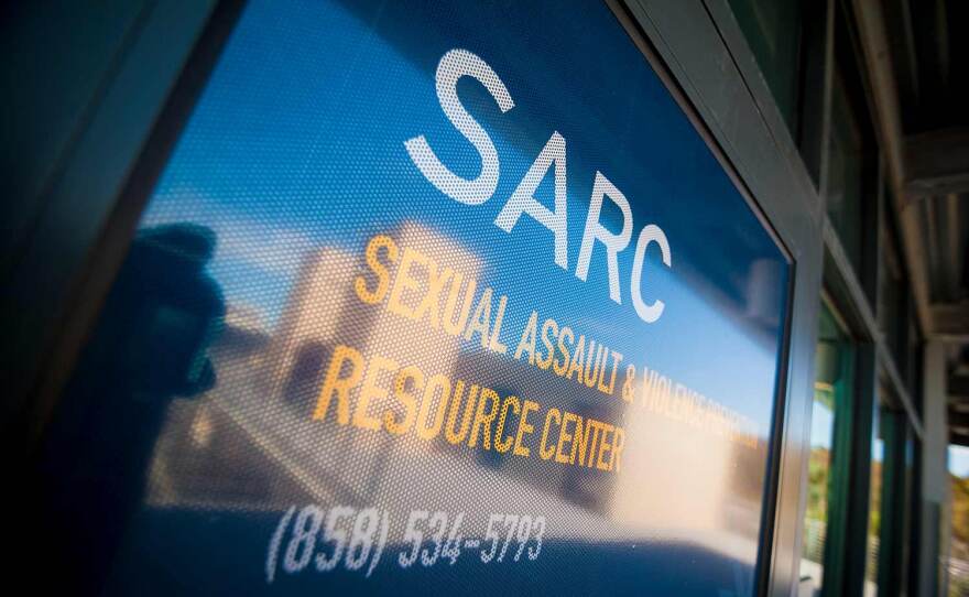 The front door of UC San Diego's Sexual Assault Resource Center is shown in this undated photo.