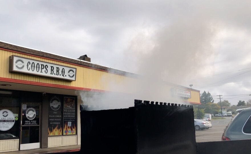 When there is smoke coming out of a smoker, that is called a Texas Stop Sign. Feb. 15, 2025