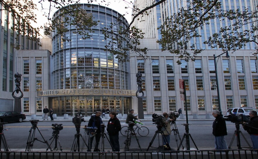 The United States Courthouse in Brooklyn, N.Y. An American terror suspect was scheduled to appear there after prosecutors charged him with being a sniper for the Islamic State.