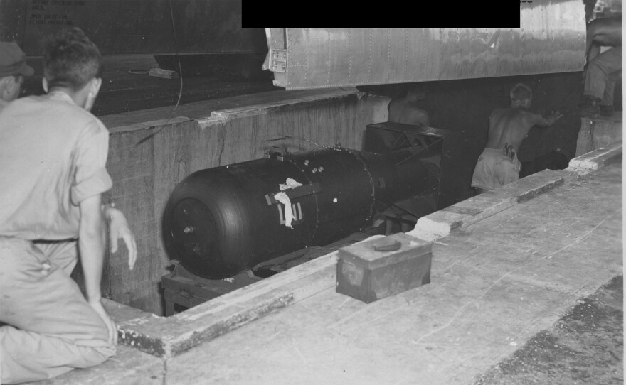 The Mk I bomb, nicknamed "Little Boy," was the first nuclear weapon used in warfare. It was delivered by the B-29 Enola Gay , it detonated at an altitude of 1,800 feet over Hiroshima, Japan, on Aug. 6, 1945.