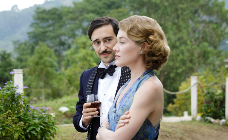 Blake Ritson as Charlie Havistock and Jemima West as Alice Whelan.