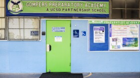 Gompers Preparatory Academy, a public charter school in Southeast San Diego, is shown in this photo from 2017. 