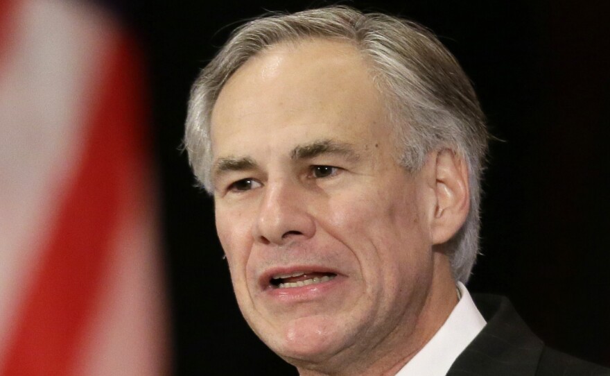Texas Attorney General Greg Abbott delivers comments at the 43rd Annual National Right To Life Convention on Thursday.