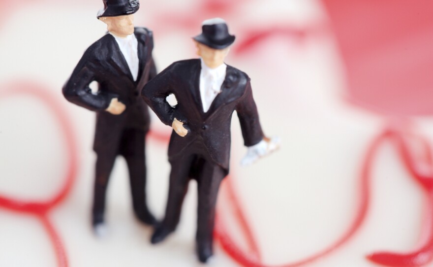 Even after marriage, some same-sex couple can't get family health insurance policies.