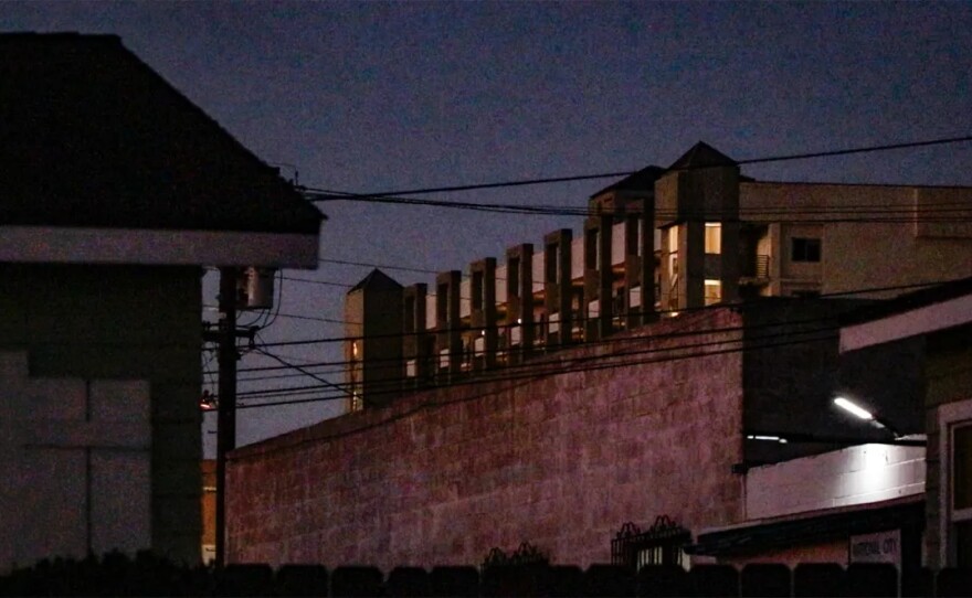 A housing structure in National City on Nov. 4, 2025.