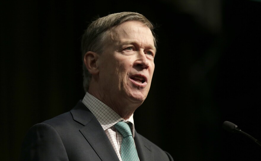 Democratic presidential candidate and former Colorado Gov. John Hickenlooper says Democrats need to focus on "kitchen table issues" like jobs in order to beat President Trump in 2020.