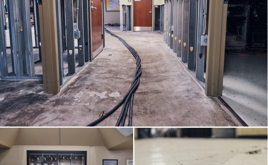 After the flood, damaged areas of the school had to be quickly cleaned or stripped to avoid mold growth, and undamaged furniture and materials had to be cleaned and stored. The district's private flood insurance barely covered that initial cleanup and assessment.
